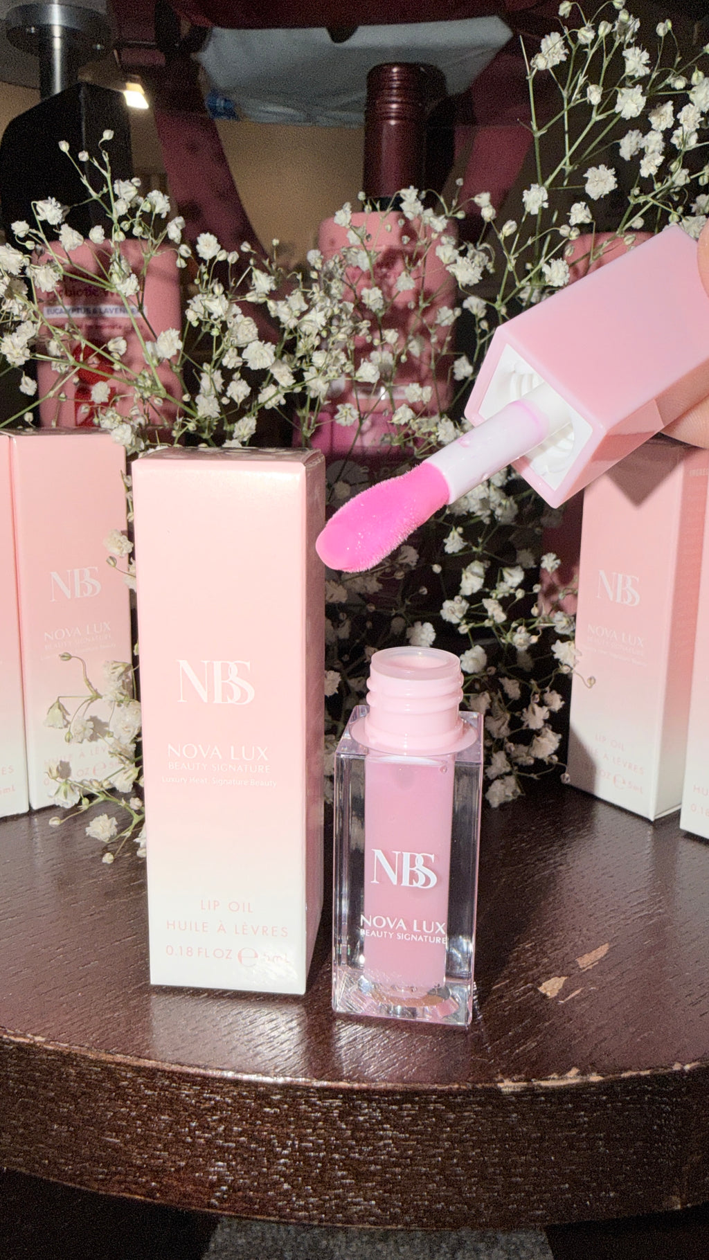 Lux Lip Oil, Mercury Pink