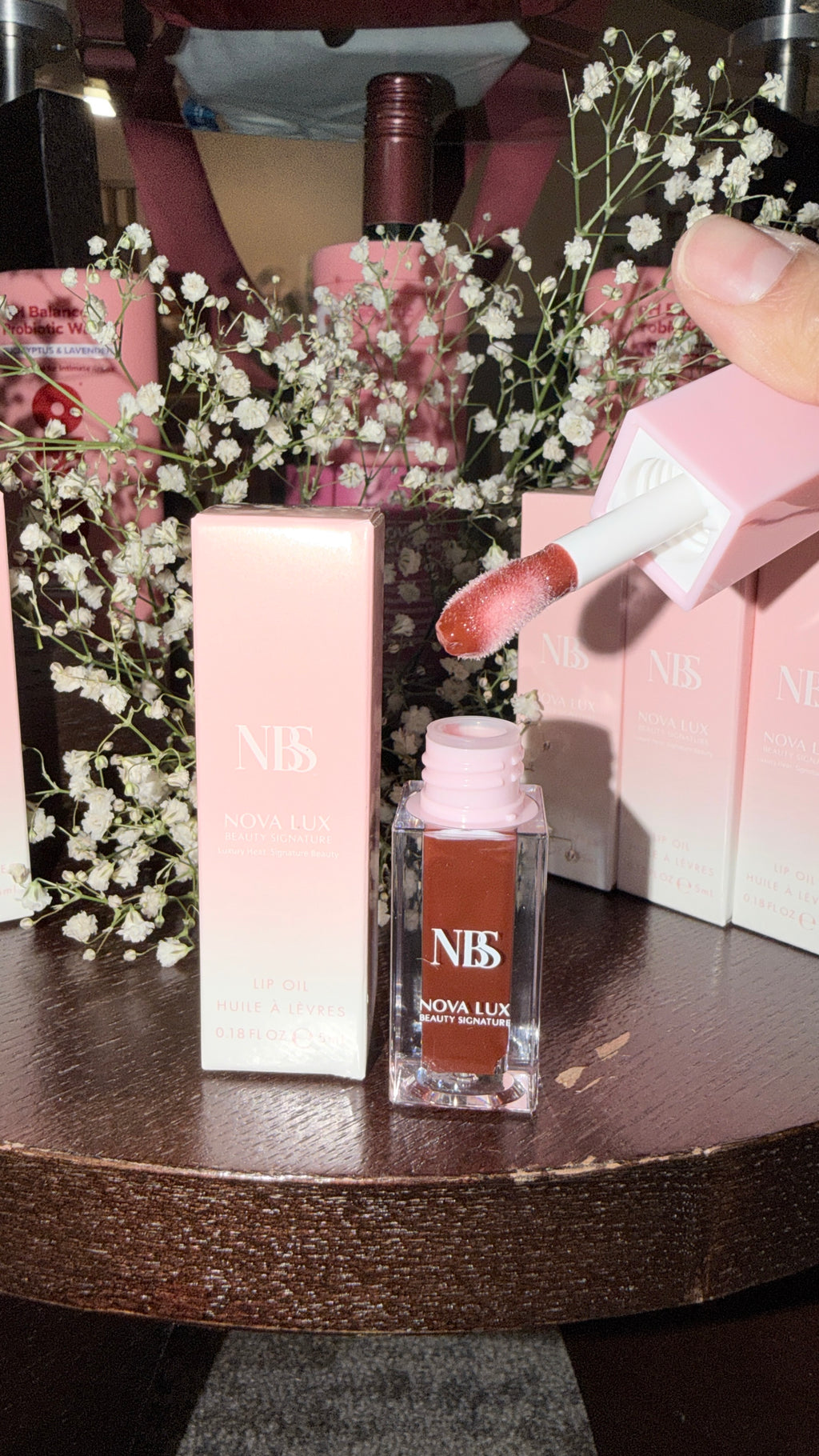 Lip Oil, Hazelnut cream