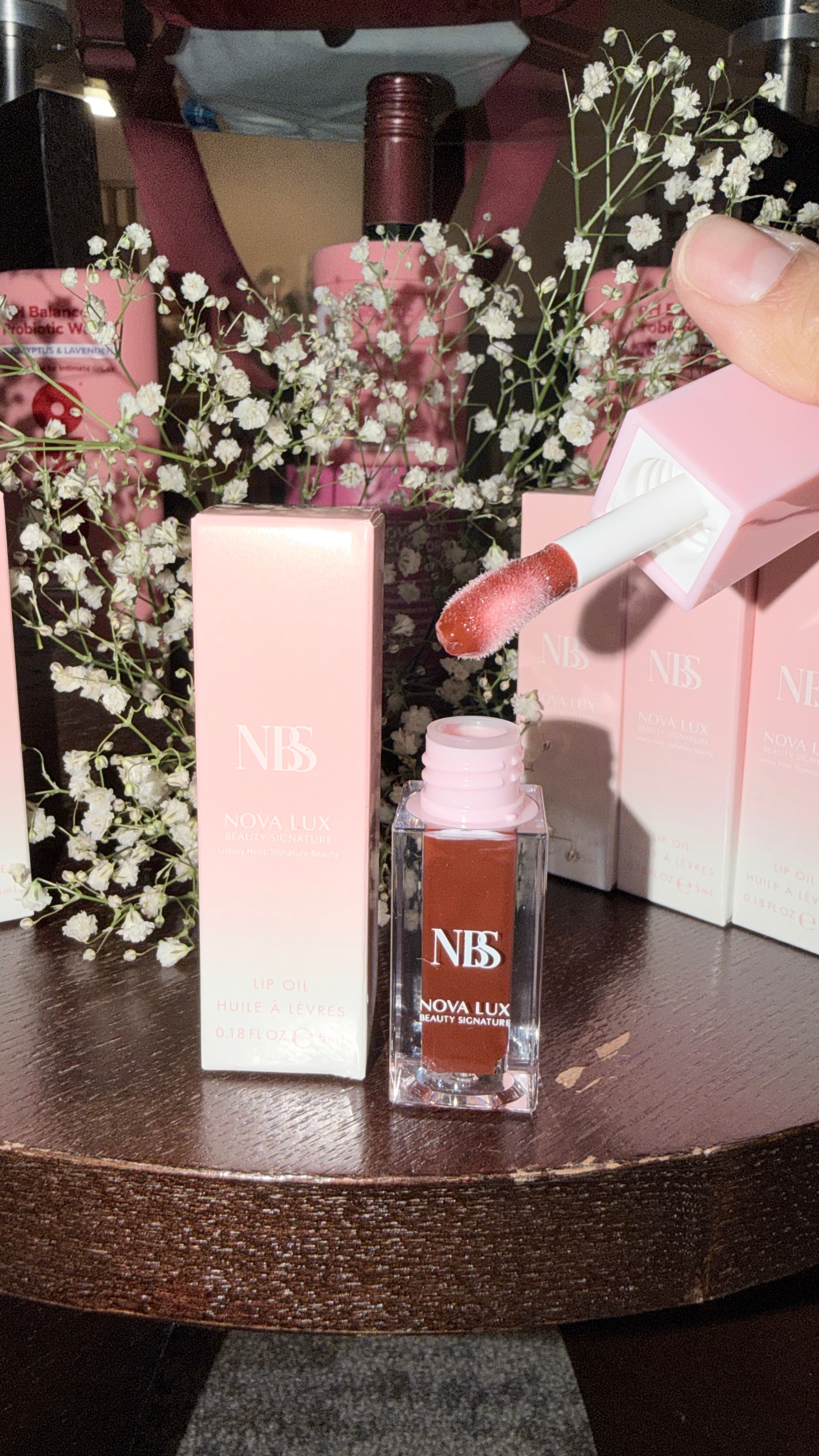 Lip Oil, Hazelnut cream